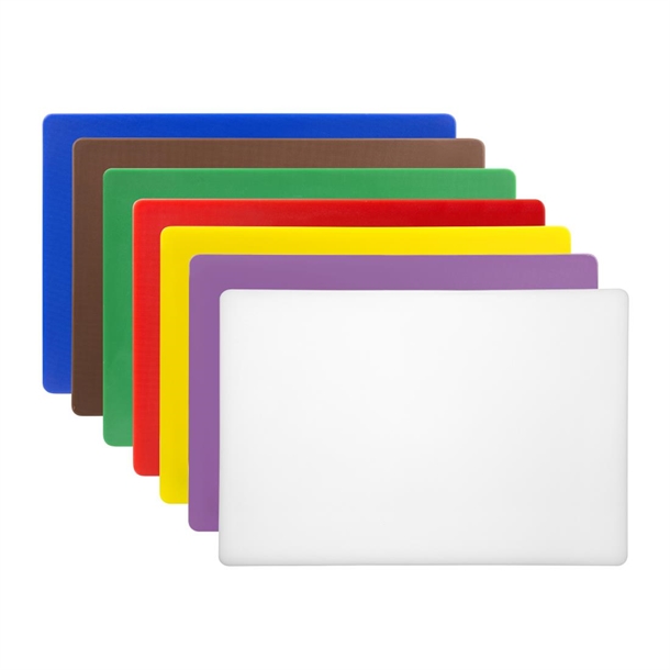 Hygiplas Low Density Chopping Boards 600x450x20mm (7 Pack) Hygiplas Low Density Chopping Boards 600x450x20mm (7 Pack)