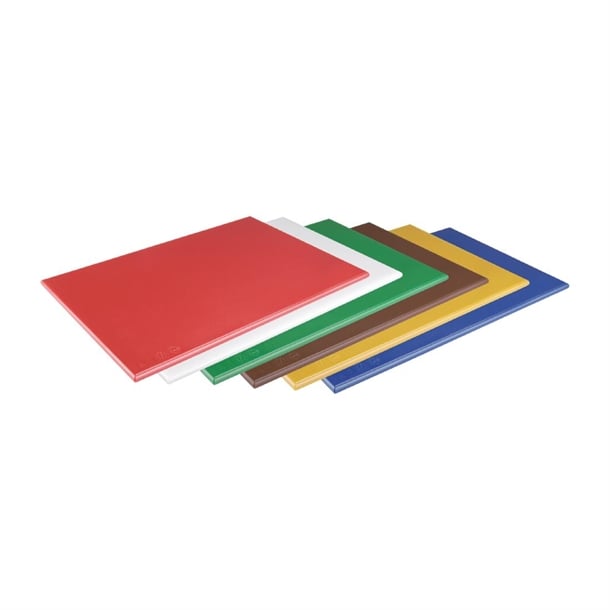 Hygiplas High Density Chopping Board Green - 450x300x12mm