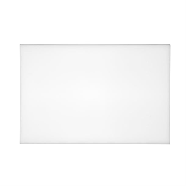 Hygiplas High Density Chopping Board White - 450x300x12mm Hygiplas High Density Chopping Board White - 450x300x12mm