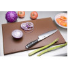 Hygiplas High Density Chopping Board Brown - 450x300x12mm Hygiplas High Density Chopping Board Brown - 450x300x12mm