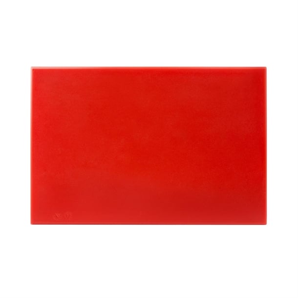 Hygiplas High Density Chopping Board Red - 450x300x12mm