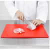 Hygiplas High Density Chopping Board Red - 450x300x12mm