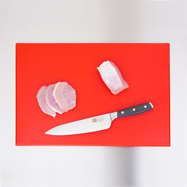 Hygiplas High Density Chopping Board Red - 450x300x12mm