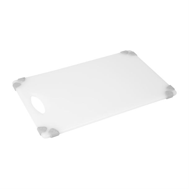 Hygiplas Commercial Grip Chopping Board White - 458x306mm Hygiplas Commercial Grip Chopping Board White - 458x306mm