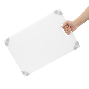 Hygiplas Commercial Grip Chopping Board White - 458x306mm