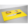 Hygiplas High Density Chopping Board Yellow - 450x300x12mm Hygiplas High Density Chopping Board Yellow - 450x300x12mm