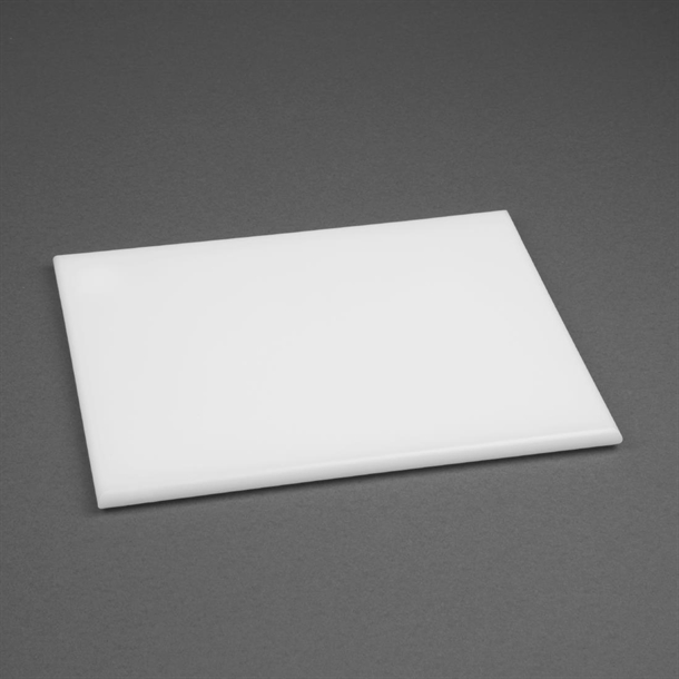 Hygiplas High Density Chopping Board White - 12x229x305mm Hygiplas High Density Chopping Board White - 12x229x305mm