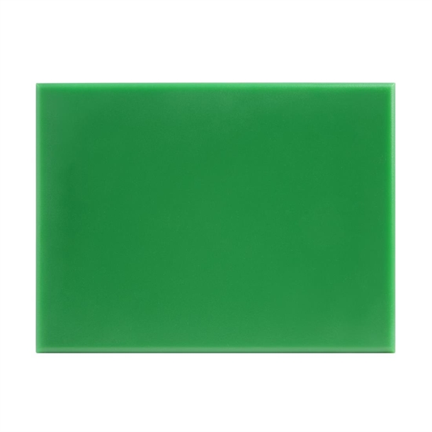 Hygiplas High Density Chopping Board Green - 12x229x305mm Hygiplas High Density Chopping Board Green - 12x229x305mm