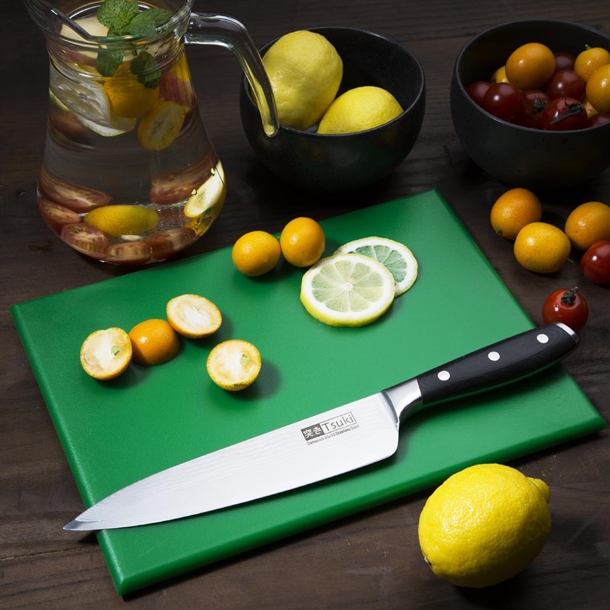 Hygiplas High Density Chopping Board Green - 12x229x305mm Hygiplas High Density Chopping Board Green - 12x229x305mm