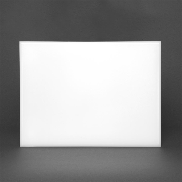 Hygiplas High Density Chopping Board White - 12x229x305mm Hygiplas High Density Chopping Board White - 12x229x305mm