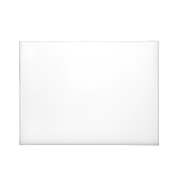 Hygiplas High Density Chopping Board White - 12x229x305mm Hygiplas High Density Chopping Board White - 12x229x305mm