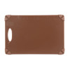 Hygiplas Commercial Grip Chopping Board Brown - 458x306mm