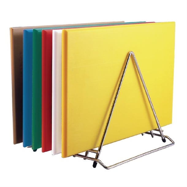Hygiplas Antibacterial High Density Chopping Board Brown - 455x305x12mm Hygiplas Antibacterial High Density Chopping Board Brown - 455x305x12mm