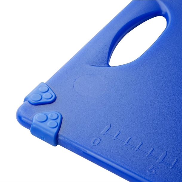 Hygiplas Commercial Grip Chopping Board Blue - 458x306mm