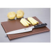 Hygiplas High Density Chopping Board Brown - 12x229x305mm Hygiplas High Density Chopping Board Brown - 12x229x305mm