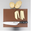 Hygiplas High Density Chopping Board Brown - 12x229x305mm Hygiplas High Density Chopping Board Brown - 12x229x305mm