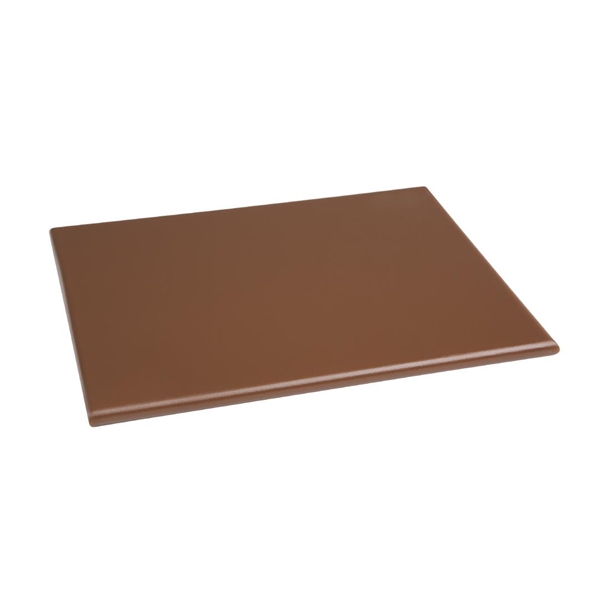 Hygiplas High Density Chopping Board Brown - 12x229x305mm Hygiplas High Density Chopping Board Brown - 12x229x305mm