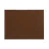 Hygiplas High Density Chopping Board Brown - 12x229x305mm Hygiplas High Density Chopping Board Brown - 12x229x305mm