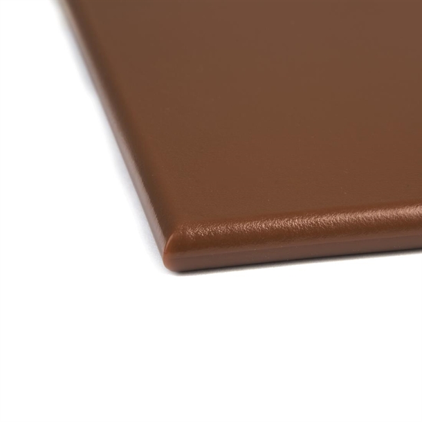 Hygiplas High Density Chopping Board Brown - 12x229x305mm Hygiplas High Density Chopping Board Brown - 12x229x305mm
