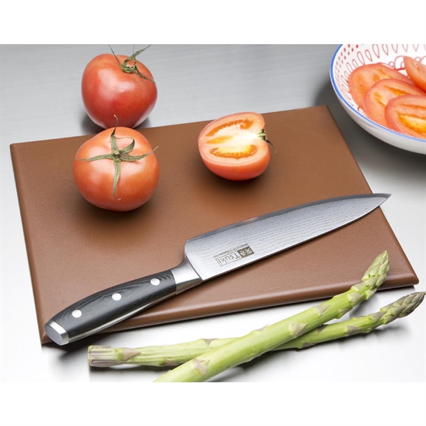 Hygiplas High Density Chopping Board Brown - 12x229x305mm Hygiplas High Density Chopping Board Brown - 12x229x305mm
