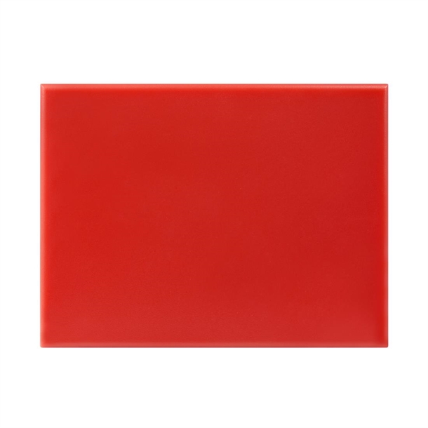 Hygiplas High Density Chopping Board Red - 12x229x305mm