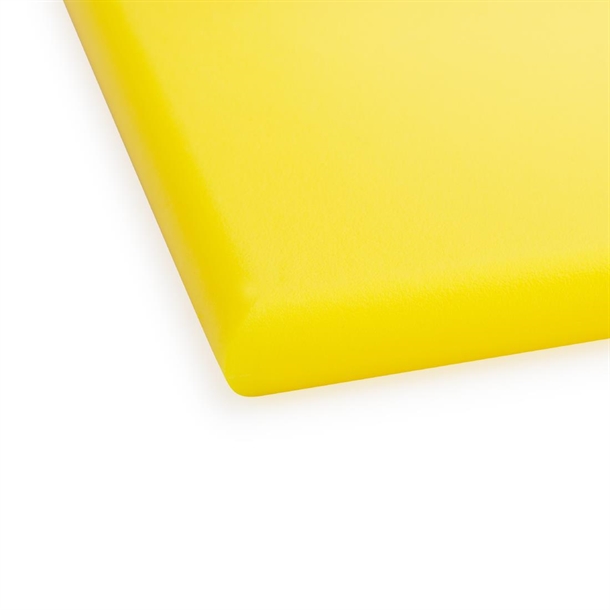 Hygiplas High Density Chopping Board Yellow - 12x229x305mm Hygiplas High Density Chopping Board Yellow - 12x229x305mm