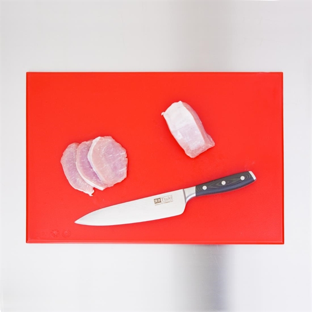 Hygiplas High Density Red Chopping Board Hygiplas High Density Red Chopping Board