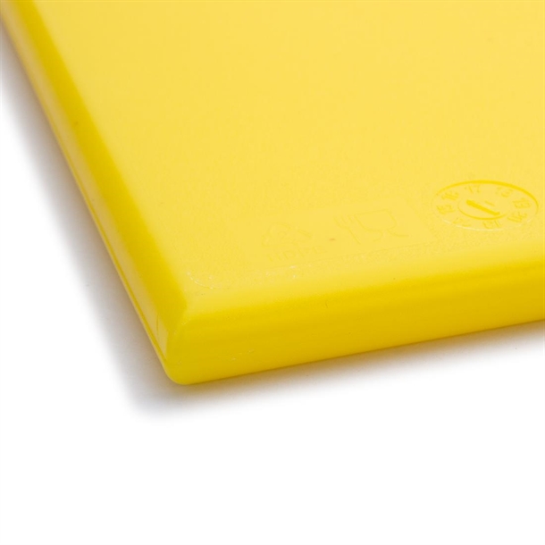 Hygiplas High Density Yellow Chopping Board Hygiplas High Density Yellow Chopping Board