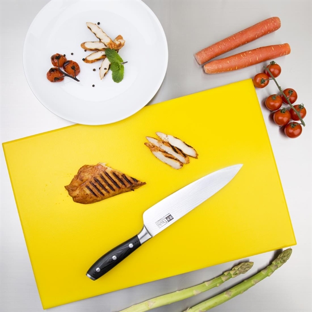 Hygiplas High Density Yellow Chopping Board Hygiplas High Density Yellow Chopping Board
