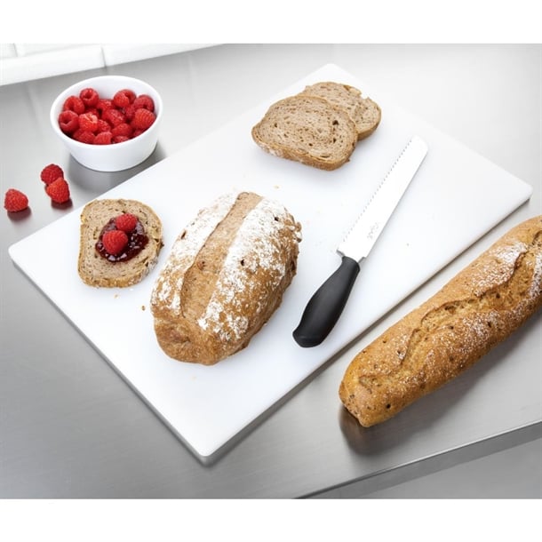 Hygiplas Low Density Chopping Board White - 450x300x10mm Hygiplas Low Density Chopping Board White - 450x300x10mm