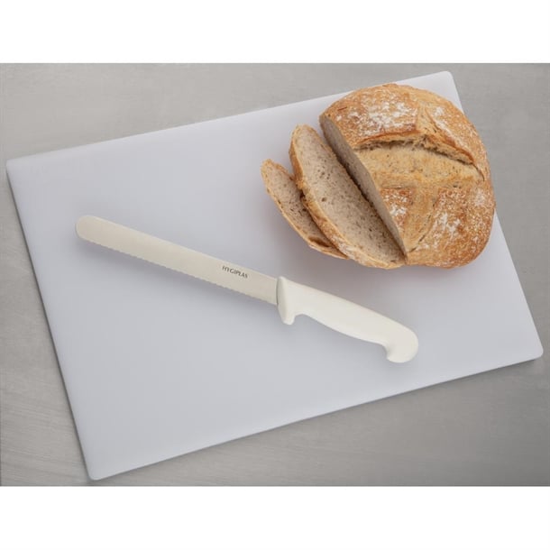 Hygiplas Low Density Chopping Board White - 450x300x10mm Hygiplas Low Density Chopping Board White - 450x300x10mm