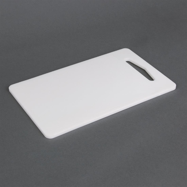 Hygiplas Low Density Cutting Board White - 153x250x6mm Hygiplas Low Density Cutting Board White - 153x250x6mm