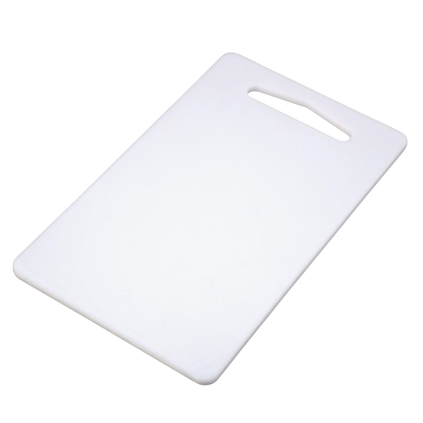 Hygiplas Low Density Cutting Board White - 153x250x6mm Hygiplas Low Density Cutting Board White - 153x250x6mm