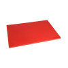 Hygiplas Antibacterial Low Density Chopping Board Red - 450x300x10mm