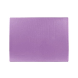 Hygiplas Extra Thick Low Density Chopping Board Purple - 600x450x20mm