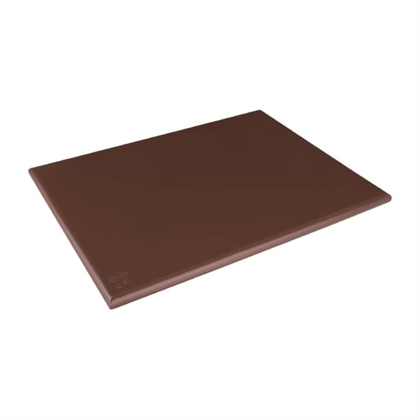 Hygiplas Extra Thick Low Density Chopping Board Brown - 600x450x20mm Hygiplas Extra Thick Low Density Chopping Board Brown - 600x450x20mm
