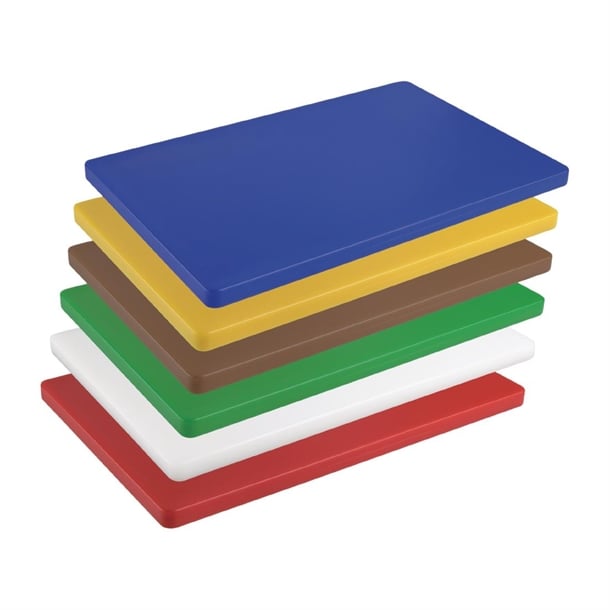 Hygiplas Extra Thick Low Density Chopping Board Brown - 600x450x20mm Hygiplas Extra Thick Low Density Chopping Board Brown - 600x450x20mm
