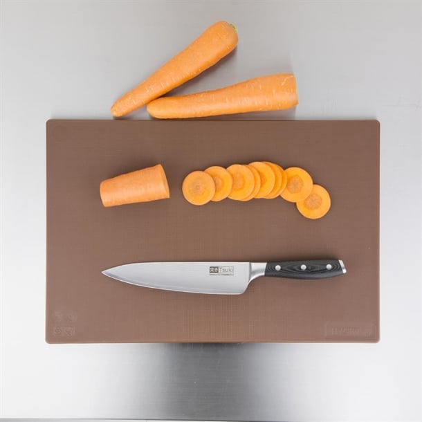 Hygiplas Low Density Chopping Board Brown - 450x300x10mm Hygiplas Low Density Chopping Board Brown - 450x300x10mm