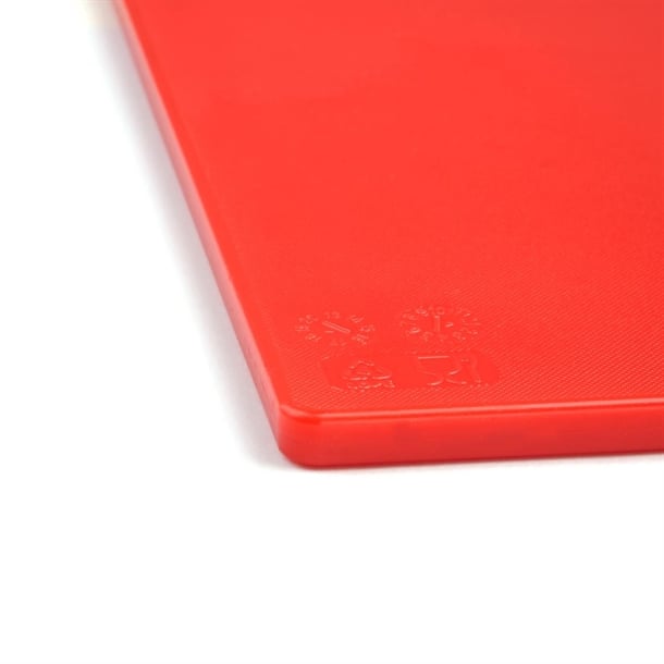 Hygiplas Low Density Chopping Board Red - 450x300x10mm Hygiplas Low Density Chopping Board Red - 450x300x10mm