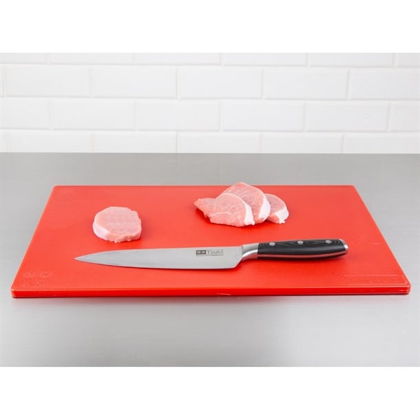 Hygiplas Low Density Chopping Board Red - 450x300x10mm Hygiplas Low Density Chopping Board Red - 450x300x10mm