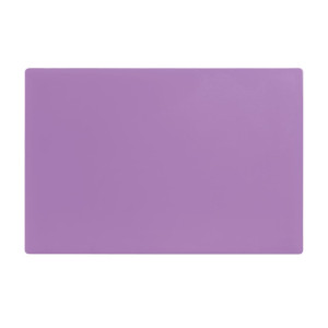 Hygiplas Antibacterial Low Density Chopping Board Purple - 450x300x10mm