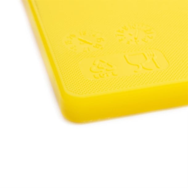 Hygiplas Low Density Yellow Chopping Board
