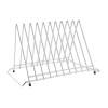 Hygiplas Stainless Steel Heavy Duty Chopping Board Rack - 10 Slots