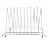 Hygiplas Stainless Steel Heavy Duty Chopping Board Rack - 10 Slots