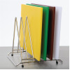 Hygiplas Stainless Steel Triangle Chopping Board Rack - 6x 30mm Slots