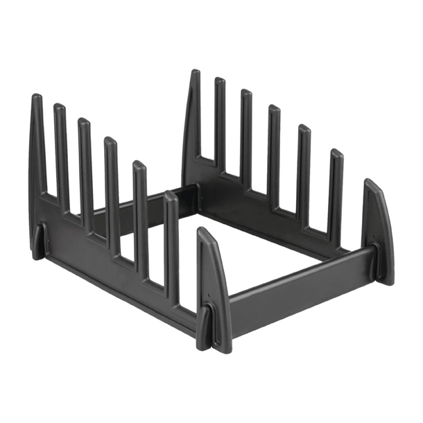 Hygiplas Plastic Chopping Board Rack Large - 6x 25mm Slots Hygiplas Plastic Chopping Board Rack Large - 6x 25mm Slots