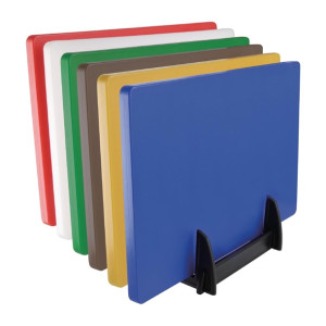 Hygiplas Plastic Chopping Board Rack Large - 6x 25mm Slots