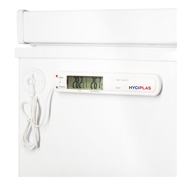 Hygiplas Digital Fridge Freezer Thermometer with Alarm