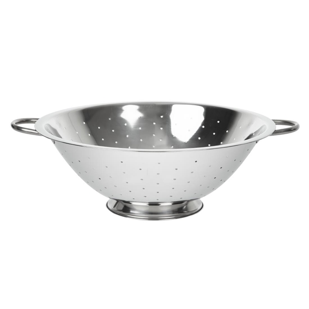 Vogue Stainless Steel Colander 355mm Vogue Stainless Steel Colander 355mm
