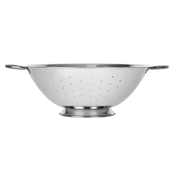 Vogue Stainless Steel Colander 355mm Vogue Stainless Steel Colander 355mm